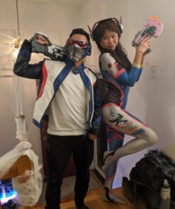 Overwatch D.Va Nerf Rival Blaster with 3 Overwatch Rival Rounds Standard 40 71hNrZk8L