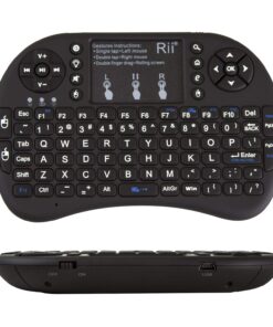 (Upgraded)Rii 2.4GHz Mini Wireless Keyboard with Touchpad,QWERTY,LED Backlit,Portable Keyboard for laptop/PC/Tablets/Windows/Mac/TV/Xbox/PS3/Raspberry Pi .(i8+ Black) 25 71hOnoAvFGL