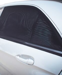 TFY Universal Car Side Window Sun Shade - Protects Your Kids from Sun Burn - Double Layer Design - Maximum Protection - Fit Most of Vehicle - 2 Pieces (Regular Contoured Window) Regular Contoured Window 30 71hOy NTyqL