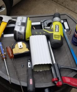 Oatey Mystic Rainwater Collection System, 2 in. x 3 in., Polyvinyl Chloride (PVC), White 42 71hQBLnH4sL