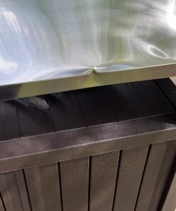 Keter Unity XL Outdoor Kitchen Island Rolling Cart Bar Table & Storage Cabinet, Grill Station with Utensil Hooks for Grilling Accessories, Brown Table and Cabinet 38 71hQWsnkFXL 1