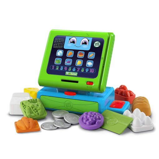 LeapFrog Count Along Cash Register, Green, 2 years to 4 years 8.8Wx7.5Hx5.5D cm without batteries