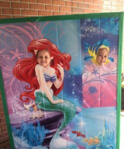 Alternative view of Disney Ariel Little Mermaid Birthday Party Scene Setters Decoration (5 Pack), Multi Color, 59" x 65".