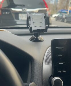 Car Phone Mount, Vansky 3-in-1 Cell Holder Air Vent Dashboard Mount Windshield for iPhone Xs Max R X 8 Plus 7 6S Samsung Galaxy S9 S8 Edge S7 S6 LG Sony and More 49 71hSGMJhhUL