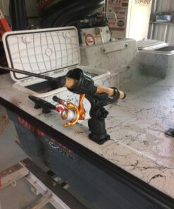 YakAttack Omega Fishing Rod Holder with Track Mounted LockNLoad Mounting System, Pro and Standard Edition - Multiple Colors | Kayak Fishing Accessories Without Mount Track 36 71hTRzsReL