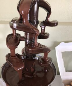 Nostalgia 4 Tier Electric Chocolate Fondue Fountain Machine for Parties - Melts Cheese, Queso, Candy, and Liqueur - Dip Strawberries, Apple Wedges, Vegetables, and More - 32-Ounce - Stainless Steel Original 36 71hUOcHbpsL