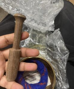 Ohm Store Tibetan Singing Bowl Set — Meditation Sound Bowl Handcrafted in Nepal for Yoga, Chakra Healing, Mindfulness, and Stress Relief — Unique Spiritual Gifts for Women and Men Bronze 30 71hUXjyXuBL