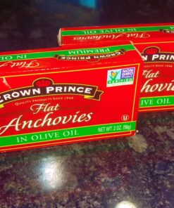 Crown Prince Flat Anchovies in Olive Oil, 2-Ounce Cans (Pack of 12) Regular 2 Ounce (Pack of 12) 23 71hUnW z2fL