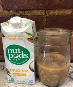 nutpods Original Coffee Creamer - Unsweetened Non Dairy Creamer Made from Almonds and Coconuts - Keto Creamer, Whole30, Gluten Free, Non-GMO, Vegan, Sugar Free, Kosher (4-Pack) 11.2 Fl Oz (Pack of 4) 29 71hVLmGMAQL