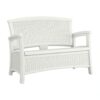 Suncast EMW8863250 Elements Loveseat with Storage-Lightweight, Resin, All-Weath, White 63 71hVPUQf3CL