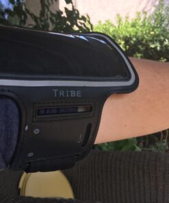 TRIBE Water Resistant Cell Phone Armband Case Running Holder for iPhone Pro Max Plus Mini SE (13/12/11/X/XS/XR/8/7/6/5) Galaxy S Ultra Plus Edge Note (21/20/10/9/8/7/6/5) Adjustable Strap & Key Pocket Black S: iPhone Mini/8/7/6/5/4/3/SE/Galaxy Mini 51 71hXo qcg6L