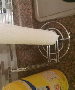 Greenco Chrome Paper Towel Holder, 6" W x 13" H x 5.75" D 19 71hYuu5R0VL