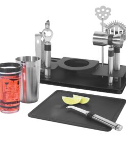 Alternative view of Oggi Pro Stainless-Steel 10-Piece Cocktail Shaker and Bar Tool Set Stainless Steel