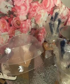 Clear Acrylic Riser Set of 3 (3-Inch, 4-Inch, 5-Inch) 49 71havUN0XUL