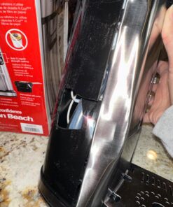 Hamilton Beach The Scoop Single Serve Coffee Maker & Fast Grounds Brewer, Brews in Minutes, 8-14oz. Cups, Stainless Steel 49 71hbESJzZ8L