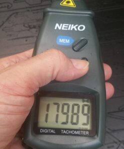 NEIKO 20713A Digital Tachometer, Noncontact Laser Photo Sensor with 2.5 to 99,999 RPM Accuracy, RPM Gauge Marker with Batteries Included 20 71hd0GDVbKL