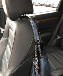 IPELY Universal Car Vehicle Back Seat Headrest Hanger Holder Hook for Bag Purse Cloth Grocery (Black -Set of 2) Black 45 71hddrf009L