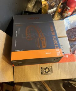 LEVN Bluetooth Headset with Microphone, Trucker Bluetooth Headset with AI Noise Cancelling & Mute Button, Wireless On-Ear Headphones 60 Hrs Working Time, for Trucker Home Office Remote Work Zoom LE-HS012 38 71hdkGZPgrL