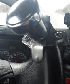 United Pacific 70108 Heavy Duty Aluminum Steering Wheel Spinner for Trucks & Heavy Equipment, Reduce Effort & Fatigue, Universal Design - ONE Unit 26 71heTDgY5tL 1
