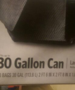 Glad Large Drawstring Trash Bags, ForceFlex 30 Gallon Black Trash Bags, 50 Count 50 Count (Pack of 1) 42 71hfZ0SdsLL