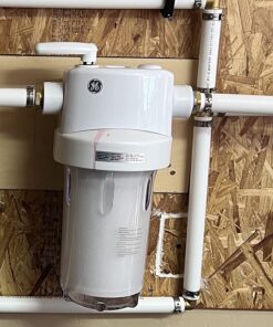GE Whole House Water Filtration System | Reduces Sediment, Rust & More | Install Kit & Accessories Included | Filter Not Included | Replace Filters (FXHTC, FXHSC) Every 3 Months | GXWH40L 38 71hfrJrNq5L 3
