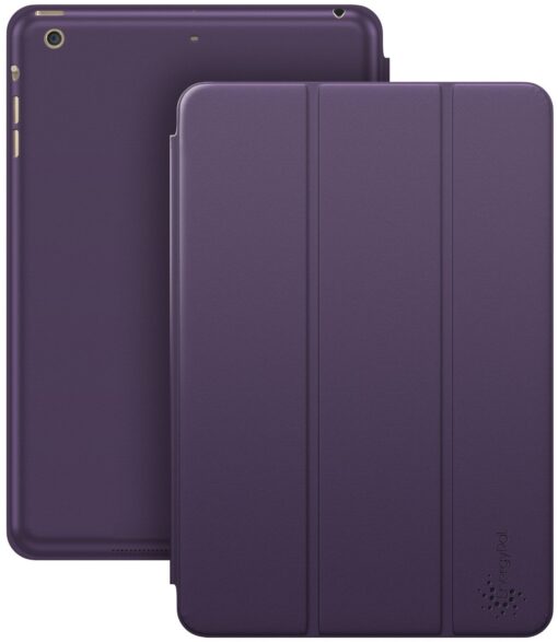 EnergyPal iPad Mini Case, iPad Mini 2/3 Case - Theone Leather Stand Case with Auto Sleep/Wake Function for Apple iPad Mini, iPad Mini 2 & 3- Purple