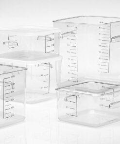 Rubbermaid Commercial Products Large Lid For 12, 18, And 22 Qt. Plastic Space Saving Square Food Storage Container (Fg652300Wht),White White Lid (12 qt.- 22 qt.) 22 71hhMr7fmEL