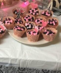 A&S Creavention Vine Cupcake Holders Filigree Vine Designed Decor Wrapper Wraps Cupcake Muffin Paper Holders - 50pcs (Pink) 1 Pink 35 71hhTxWmSL 2