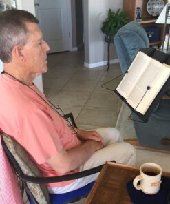 LEVO Hands Free Book Stand for Hard Covers, Paperbacks, CookBooks, TextBooks, Magazines 48 71hhU824ujL