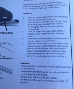 Highland 1039800 Black/Gray 10-15 cu.ft. Expandable Car Top Bag 11 71hi2fNw9yL