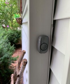 SadoTech Wireless Doorbells for Home, Apartments, Businesses, Classrooms, etc. - 1 Door Bell Ringer & 1 Plug-In Chime Receiver, Battery Operated, Easy-to-Use, Wireless Doorbell w/LED Flash, Gray 26 71hiWKyks6L