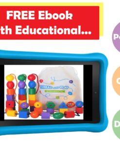 CC O Play Large Lacing Bead Set for Kids - 36 Jumbo Beads & 4 Threads for Toddlers - Montessori Educational Stringing Toy for Preschool Children - Bonus Bag & Ebook with Primary Resources 17 71himw9 OSL