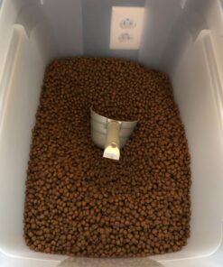 IRIS USA 67 Quart Airtight Pet Food Storage Container Clear/White 55 lbs 41 71hjFflrmJL