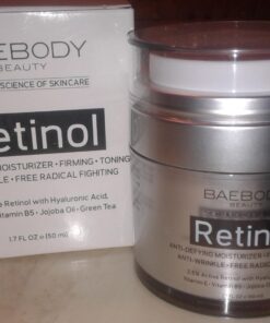 Baebody Made in USA Retinol Face Moisturizer for Women and Men - Anti Aging Face Cream - Day & Night Anti Wrinkle Cream for Women, Jojoba Oil and Vitamin E, 1.7 Oz - Beauty Gifts for Women Retinol moisturizer 44 71hjM4uvXnL
