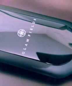 Ionic Hair Straightener Brush Upgrade 2.0,GLAMFIELDS Electrical Heated Hair Straightening with Faster Heating, MCH Ceramic Technology, Auto Temperature Lock, Anti Scald, Heat Resistant Glove(Black-01) Black 67 71hjXB0WCL