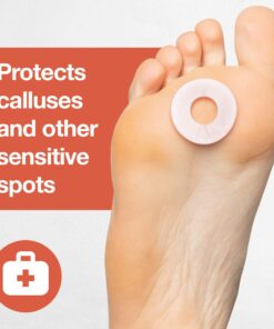 Alternative view of ZenToes Callus Cushions Round Foam Padding with Water-Resistant Self-Stick Adhesive, Protects Foot, Heel and Toes from Rubbing and Friction, Pain Relief from Shoe Pressure (48 Count) 48 Count (Pack of 1)