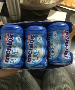 Mentos Pure Fresh Sugar-Free Chewing Gum with Xylitol, Fresh Mint, 50 Count (Pack of 6) 26 71hkvUAWjJL