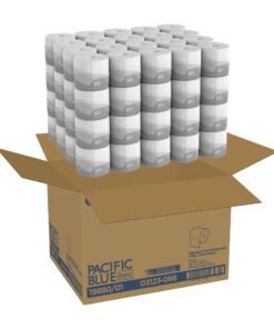 Pacific Blue Basic 2-Ply Embossed Toilet Paper (previously branded Envision); 19880/01; 550 Sheets Per Roll; 80 Rolls Per Case 44000 sheet (Pack of 1) Pacific Blue Basic (previously Envision) 26 71hl2WcVb1S