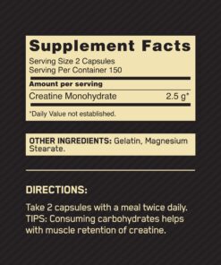 Optimum Nutrition Micronized Creatine Monohydrate Capsules, Keto Friendly, 2500mg, 300 Capsules (Packaging May Vary) Unflavored - Capsules 300 Count (Pack of 1) 23 71hlEiFQ3qL