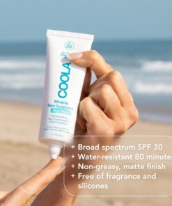 COOLA Organic Mineral Sheer Matte Sunscreen SPF 30 Sunblock, Dermatologist Tested Skin Care For Daily Protection, Vegan And Gluten Free, Fragrance Free, 1.7 Fl Oz 2022 Version 7 71hloO4uLL
