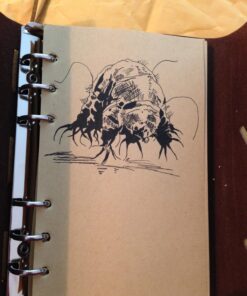 EvZ Leather Writing Journal Notebook, 7 Inches Vintage Nautical Spiral Blank String Diary Notepad Sketchbook Travel to Write in, Unlined Paper, Retro Pendants, Classic Embossed, Coffee 48 71hlqtar2nL