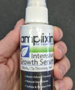Intensive Biotin Hair Growth Serum - Spray - Hair Loss, Receding Hairline & Pattern Baldness Treatment For Women & Men With Thinning Hair - Dht Blocker - Sulfate-Free by Amplixin (2oz) Biotin Serum 35 71hmVK0yuFL 3