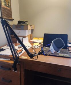 FIFINE Gaming XLR/USB Microphone Kit, Streaming Dynamic Mic Set for PC/PS5, Computer Mic for Vocal Podcast Recording Voiceover, with Headphones Jack, Gain Knob, Arm Stand-AmpliGame AM8T White 49 71hmWITSlrL