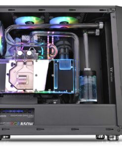 Thermaltake Commander C34 Motherboard Sync ARGB ATX Mid Tower Computer Chassis with 2 200mm ARGB 5V Motherboard Sync RGB Front Fans + 1 120mm Rear Black Fan Pre-Installed CA-1N5-00M1WN-00 29 71hmltJyogL
