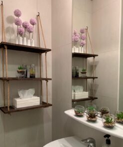 MyGift Assorted Artificial Succulent Fake Plant in Small Clear Glass Display Vases, Set of 4 43 71hndvL0SsL