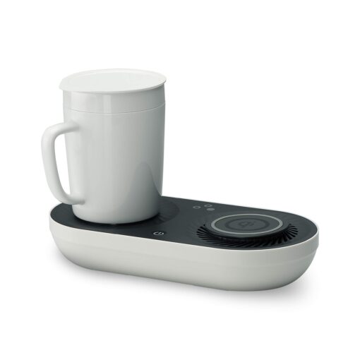 Nomodo Trio Wireless Qi-Certified Fast Charger with Mug Warmer/Drink Cooler Nomodo Trio