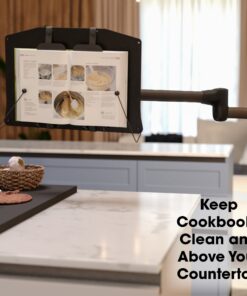 LEVO Hands Free Book Stand for Hard Covers, Paperbacks, CookBooks, TextBooks, Magazines 32 71hoE4l49DL