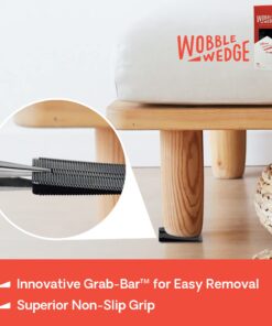 Wobble Wedges Flexible Plastic Shims, 75 Pack - MADE IN USA - Multi-Purpose Shim Wedges for Home Improvement & Work - Plastic Wedge, Table Shims for Leveling, Toilet Shims & Furniture Levelers - Black 12 71hoiI7QpcL