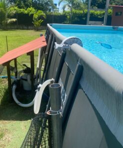 Intex Deluxe Wall-Mounted Swimming Pool Surface Automatic Skimmer | 28000E 1 24 71hp94NJ5AL