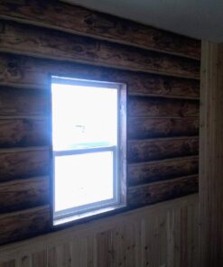 York Wallcoverings Lake Forest Lodge Mountain Logs Removable Wallpaper Brown .136 33 71hpCl3OxXL